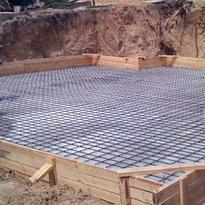 Количество бетона, необходимое для обустройства фундамента