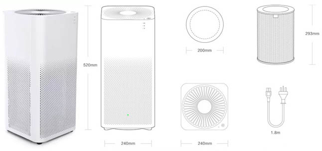 Влагоочиститель Xiaomi Air Purifier